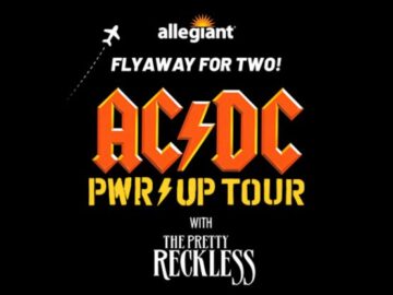 Allegiant Air ACDC Power Up Fan Flyaway Sweepstakes