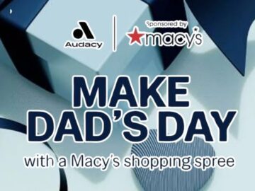 Audacy Macy’s Father’s Day Giveaway