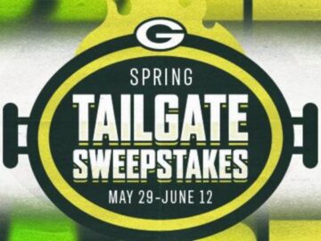 Green Bay Packers Spring Tailgate Sweepstakes