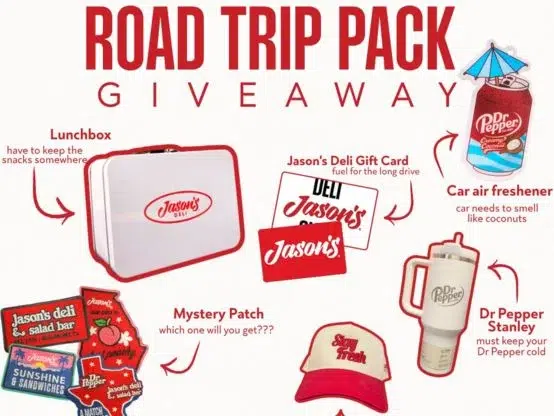 Jason’s Deli Road Trip Pack Giveaway – Instagram
