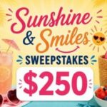 Just A Pinch Sunshine & Smiles Sweepstakes