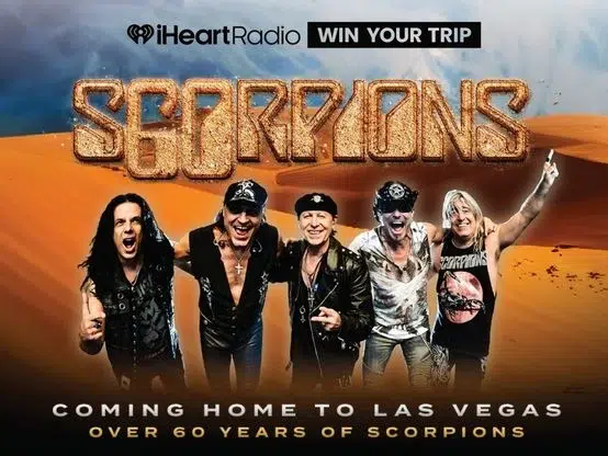 iHeartRadio Scorpions Coming Home To Las Vegas Sweepstakes