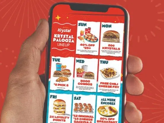Krystal Krystalpalooza Stars, Stripes & Sizzle Sweepstakes & Instant Win – Purchase / Mail-in