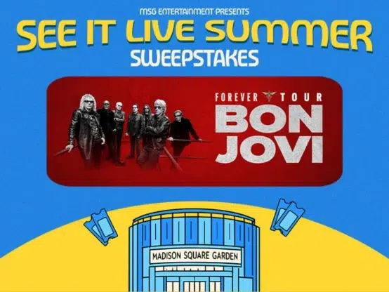 Madison Square Garden See It Live Summer Bon Jovi Sweepstakes