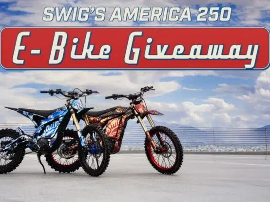 Swig Electric Motorcycle Sweepstakes