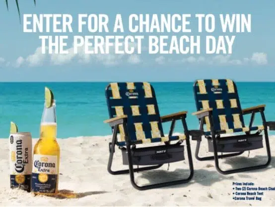 Corona Perfect Beach Day Essentials Sweepstakes – NJ, NY, PA Only