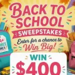 Just A Pinch Back-to-School Boost Sweepstakes