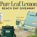 Pure Leaf Lemon Beach Day Giveaway – Instagram