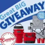 Runnings July Great Big Giveaway