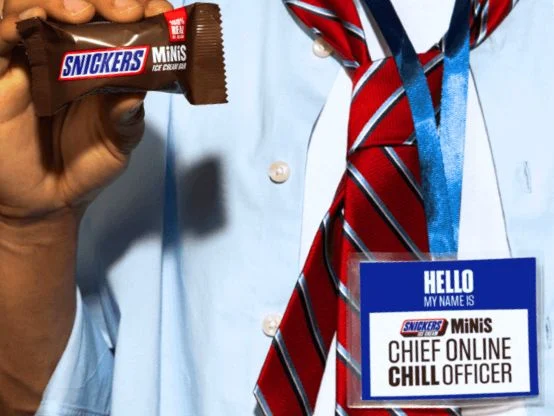 Snickers Ice Cream Minis Chief Online Chill Officer Contest