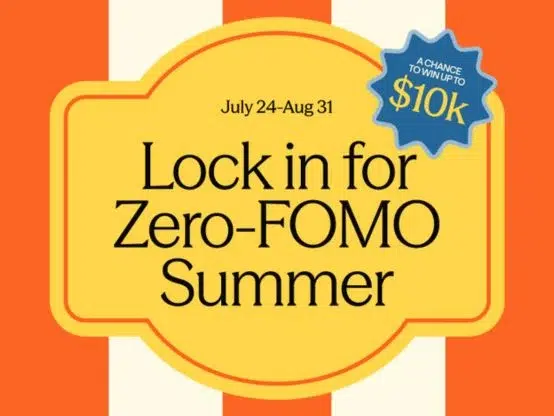Synchrony Zero FOMO Summer Sweepstakes – Hot Pick!