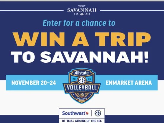 Ultimate SEC Volleyball Getaway to Savannah Sweepstakes