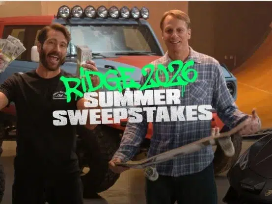 Ridge 2026 Sweepstakes – Purchase / Mail-in