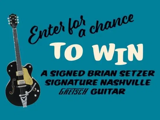 Sony Music Fans Stray Cats Guitar Giveaway