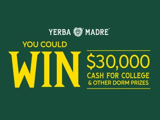Yerba Madre Cash For College Sweepstakes & Instant Win – Hot Pick!