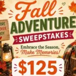 Just A Pinch Fall Adventure Sweepstakes