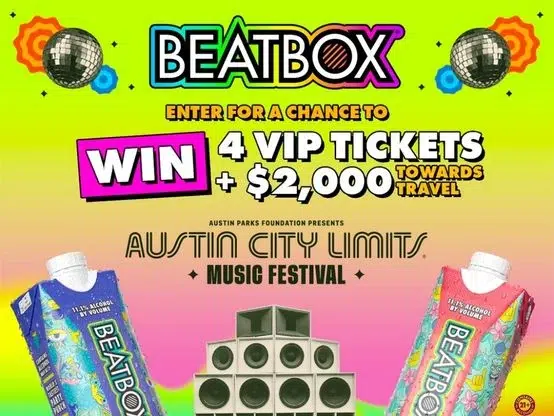BeatBox Beverages Austin Festival 2026 Sweepstakes