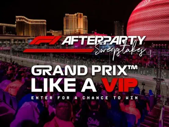 F1 Las Vegas Grand Prix Afterparty Sweepstakes
