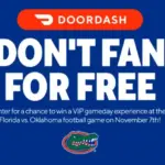 Florida Gators Don’t Fan For Free Sweepstakes