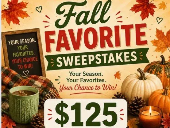 Just A Pinch Fall Favorites Sweepstakes
