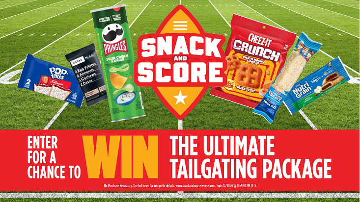 Kellanova Snack & Score Sweepstakes – Hot Pick!