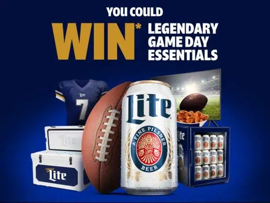 Miller Lite Legendary Gameday Essentials Sweepstakes