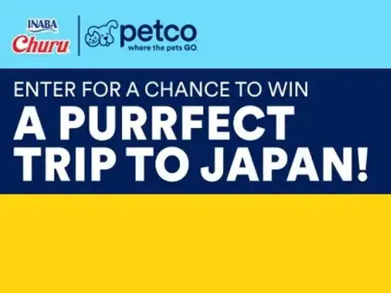 Petco Inaba Journey to Japan Sweepstakes – Purchase / Mail-In