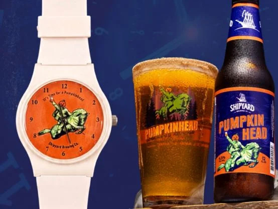 Shipyard Brewing Co. Pumpkinhead Custom Watch Giveaway