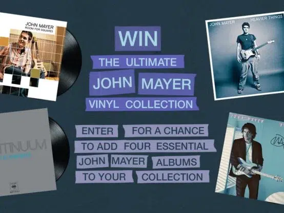John Mayer Vinyl Giveaway Sweepstakes