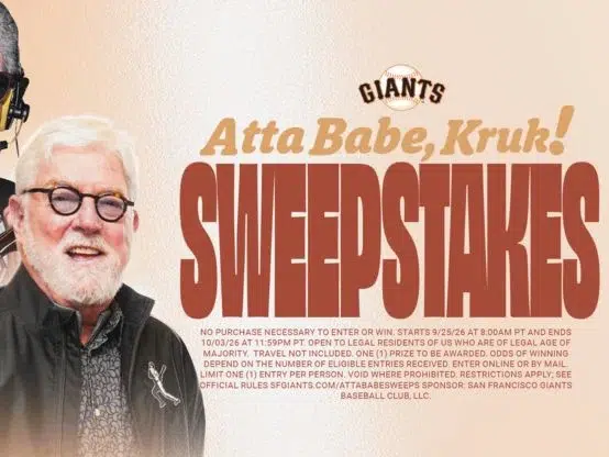 MLB Atta Babe Kruk Sweepstakes