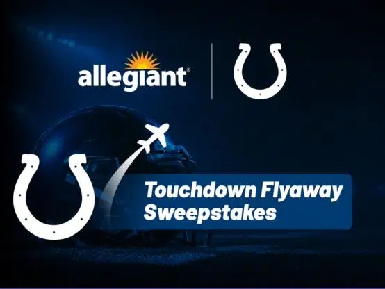 Allegiant Airlines Colts Touchdown Flyaway Sweepstakes