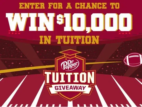 Dr Pepper 2026 Football Tuition Sweepstakes