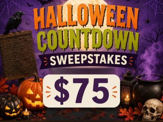 Just A Pinch Halloween Countdown Sweepstakes