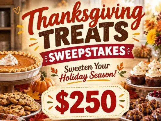 Just A Pinch Thanksgiving Treats Sweepstakes