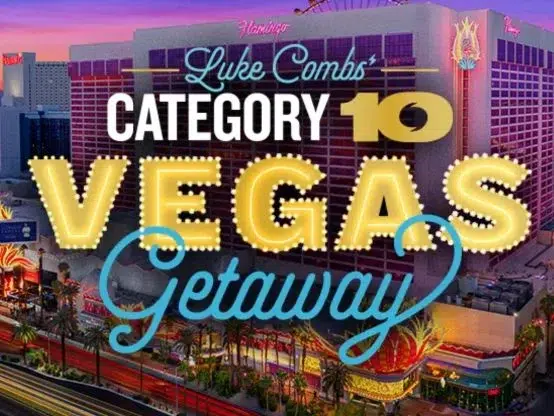 Luke Comb’s Category 10 Vegas Getaway Sweepstakes