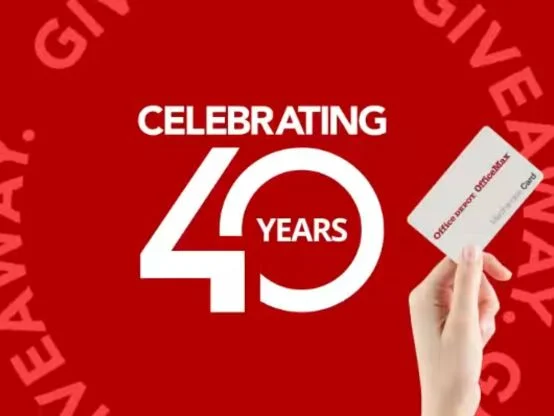 Office Depot Turns 40 Giveaway