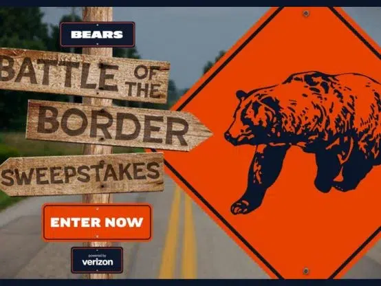 Chicago Bears Battle of the Border Sweepstakes- Last Day!