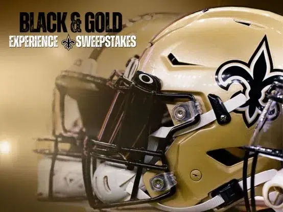 New Orleans Saints Community Coffee Black and Gold Experience Sweepstakes